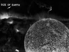 (Ultraviolet images) Extreme events (solar flares) can