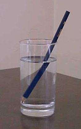 What is this a picture of? (Yes, I know it s a pencil In a glass of water!