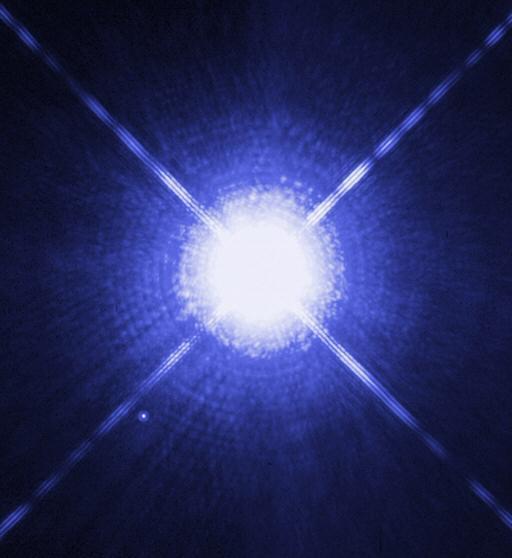It is thought Sirius B developed into a Red Giant around 120 million years ago. The Red Giant then collapsed to form the White Dwarf we see today.