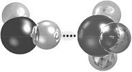 Hydrogen Bonds and Water hydrogen atom and either an oxygen atom or a nitrogen atom. 30. The dots in the figure represent a(n) a. covalent bond. b. ionic bond. c. hydrogen bond. d. polar covalent bond.