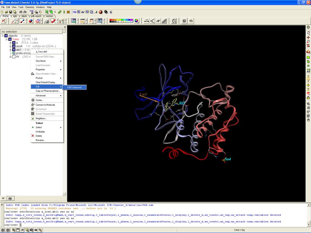 How to extract a 2D sketch of a ligand in complex with a PDB structure. 1. Click here to search the PDB 2.