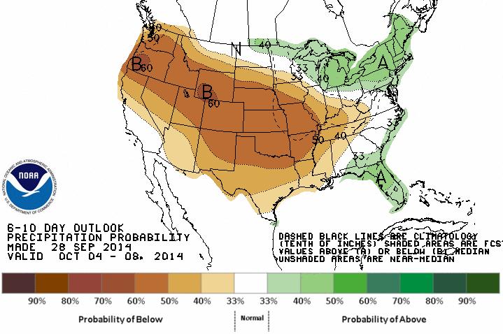 6-10 Day Precip Outlook: October 4-8 http://www.cpc.