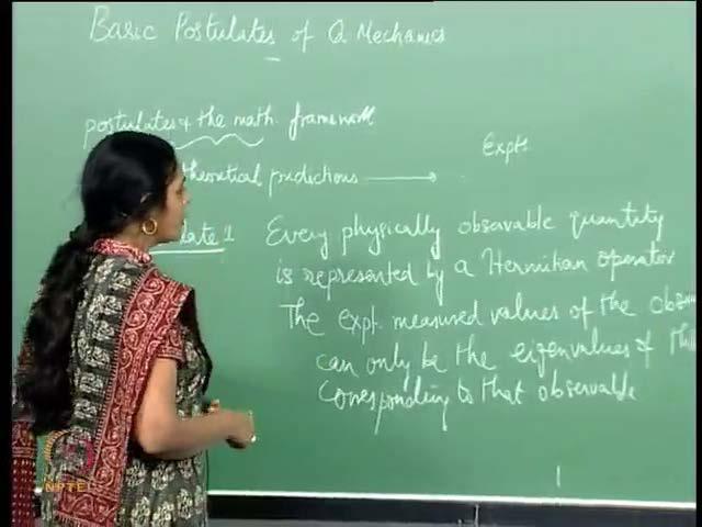 Quantum Mechanics- I Prof. Dr. S.