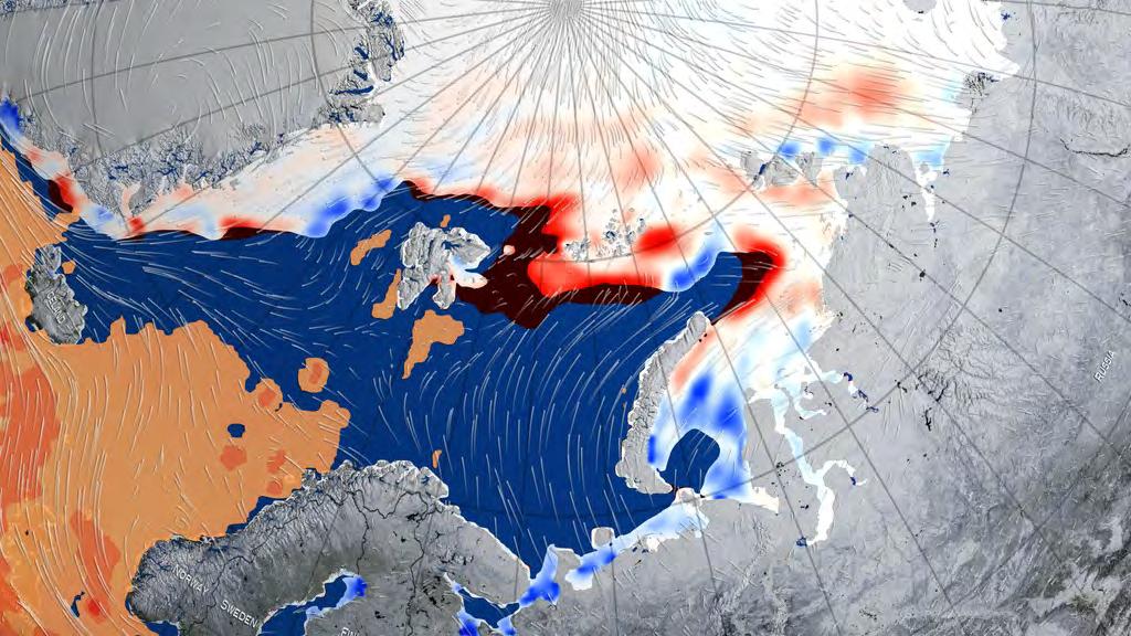 Atmospheric dynamics linking Arctic sea ice