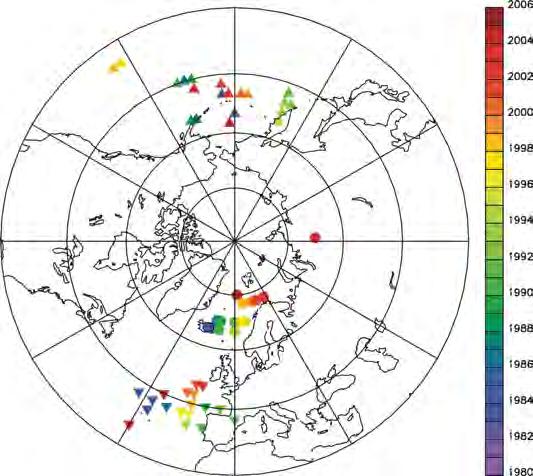 Atmospheric circulation dynamics: A spatial pattern shift and the Arctic Rapid change Pattern (ARP) The rapidly changed Arctic from the