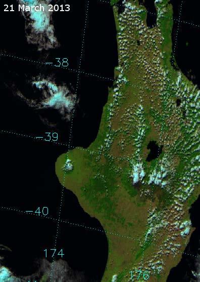 circulation) and clear skies towards the coast and out to sea (in the sinking branch of the circulation). There may also be a band of well-developed cumulus along this boundary (figure 49).