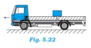 Problem 2 (20 points): A crate of mass M is placed on the bed of a truck and is secured using two ropes, R 1 and R 2 (see Figure), to ensure the crate remains in place in case of rapid acceleration