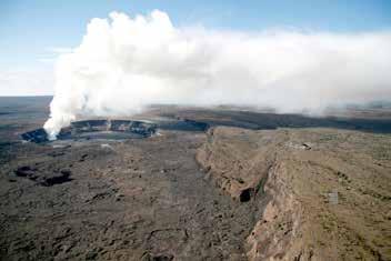 There is an active lava flow from Pu u O o within an area that is closed to the public.