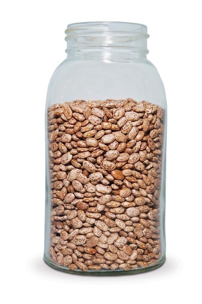 Estimate the number of stars... This jar contains as many beans as there are stars visible to the naked eye in the night sky in the northern hemisphere. How many are there?