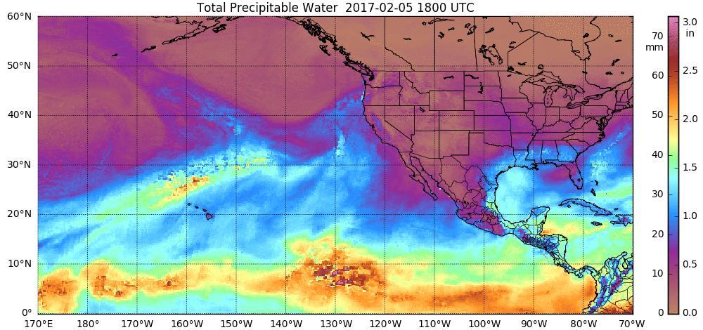 CW3E Atmospheric River Update Update on ARs Currently Impacting and Forecast to Impact West Coast As much as 6.