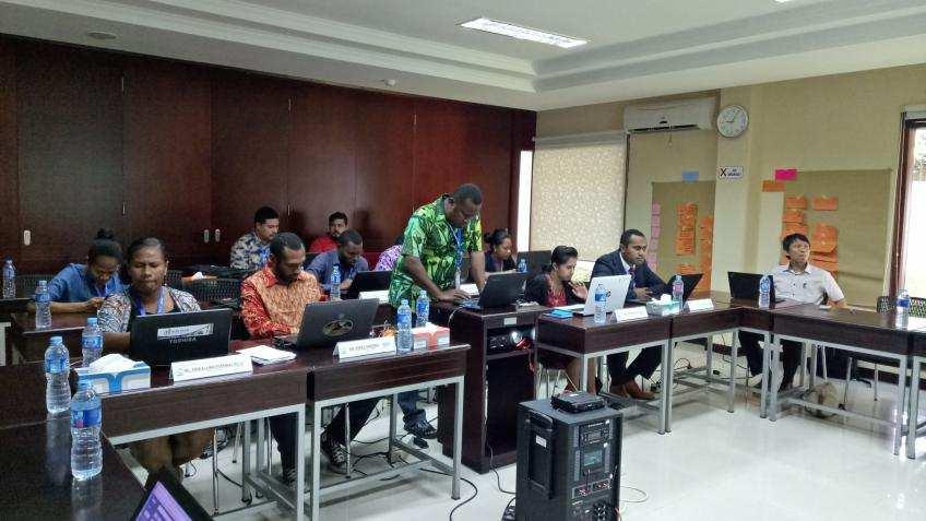 TRAINING IN JAKARTA 12 participants from 6 countries (Fiji, PNG, Samoa, Solomon Islands, Tonga and