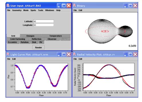 Binary Maker 3 Binary Maker is a powerful tool used by astronomers http://www.binarymaker.com for calculating light and radial velocity curves of binary stars.