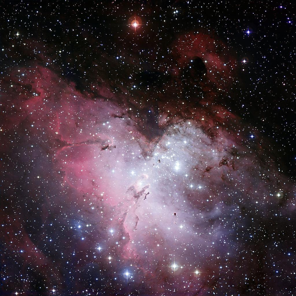 M16 Eagle Nebula M16 is a cluster of very young stars located within the "Eagle Nebula" (NGC 6611, also known as the "Star Queen Nebula" or "The Spire").