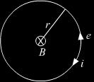 (4) We have been given that an electron is revolving in a circular orbit of radius r and n be the rotation per second made