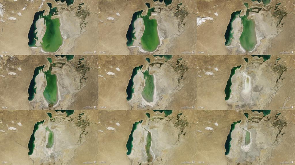 Aral Sea changes