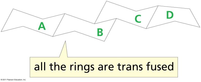 Fused rings Ch 2 #56 trans-fused rings are