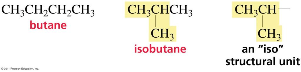 Constitutional isomers in alkanes Ch 2 #6 straight-chain vs