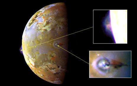 Io is the innermost of the four large moons that Galileo discovered and is the second smallest at 3,630km in diameter which is slightly larger than Earth s Moon which is 3,476km.