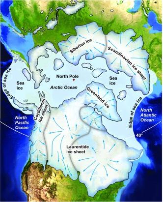 ! Glaciers Glaciers and Ice Ages " Thick masses of recrystallized ice #Last all year long #Flow via gravity #Mountain and continental " Presently cover ~10% of Earth #During ice