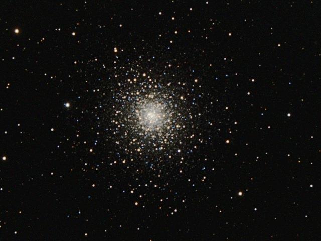 M13 is the brightest globular cluster visible in the northern hemisphere and the third brightest visible from Earth. At mag. 5.8, it has a diameter of 25 arc minutes, nearly as large as the Moon.