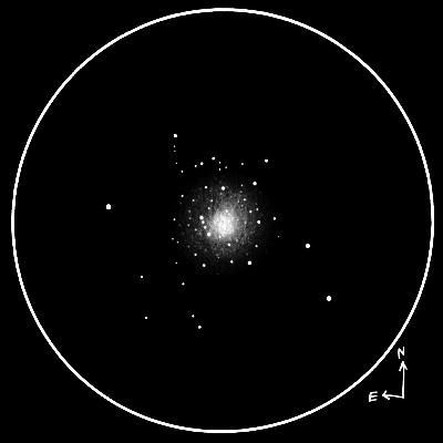 The transit was relatively abrupt, though beyond the wall, there were still a good scattering of stars, but not near as smooth or rich as the other sides of the cluster.