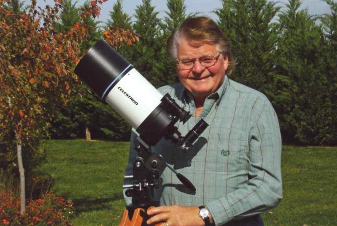 He's logged more than 20,000 hours of stargazing time over the past 60 years.