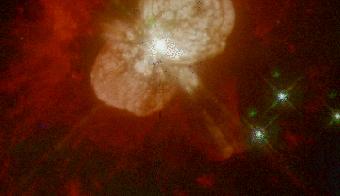 html HST Image of Eta Carinae The mass of the star that produced this
