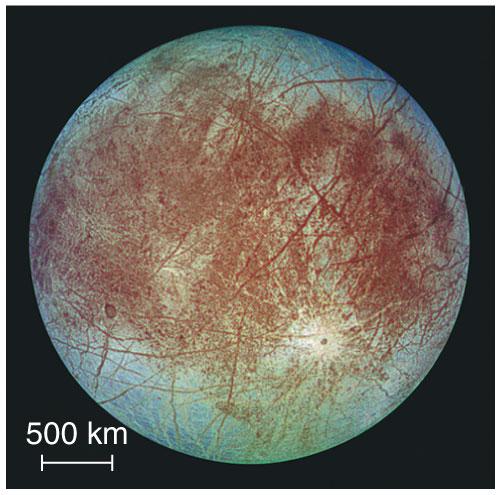 Ganymede, Callisto also show some evidence