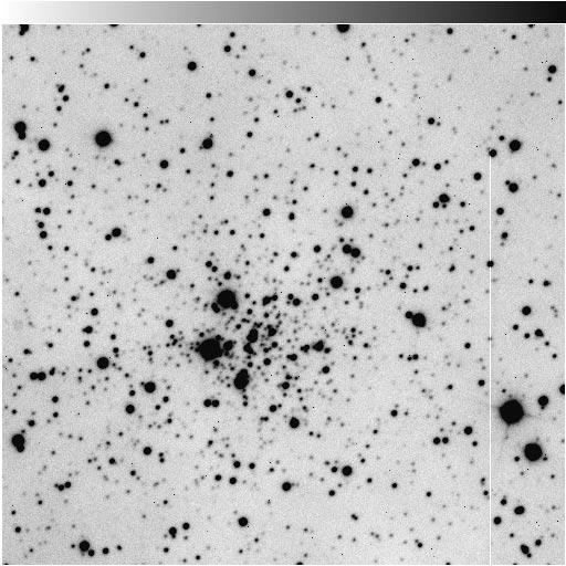 E. Bica et al.: The star clusters ESO 93 SC08 and ESO 452 SC11 365 Fig. 1. NTT V image ESO 93 SC08. Dimensions are 2.2 2.2 measured in Demarque et al.