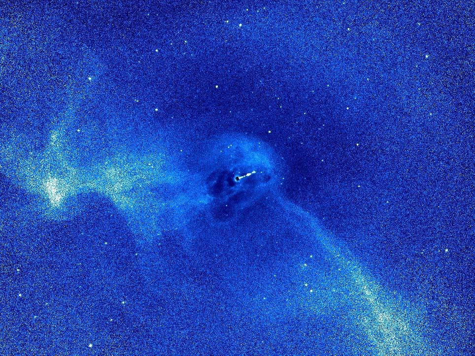 M87- Chandra SMBH Jet Filaments