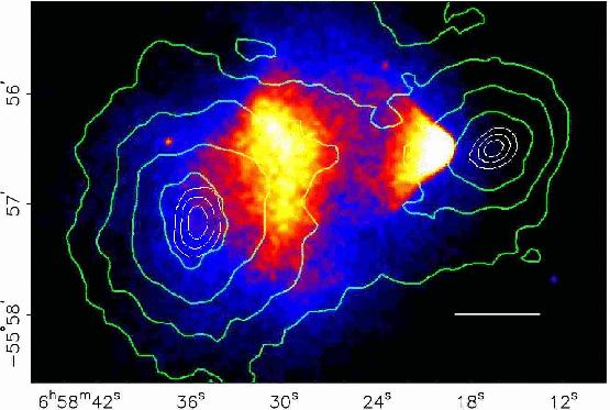 (2006) Data: 500 ks Chandra Magellan + ESO + HST imaging