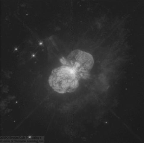 b) Very massive stars lose mass in strong stellar winds η Carinae (Eta Carinae) Example:
