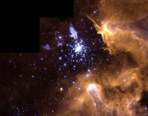 Local Massive Clusters NGC 3603 R 136a ~ 50 O stars ~ 10