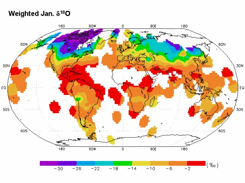 Global pattern δ 18 O in rainwater http://www.iaea.