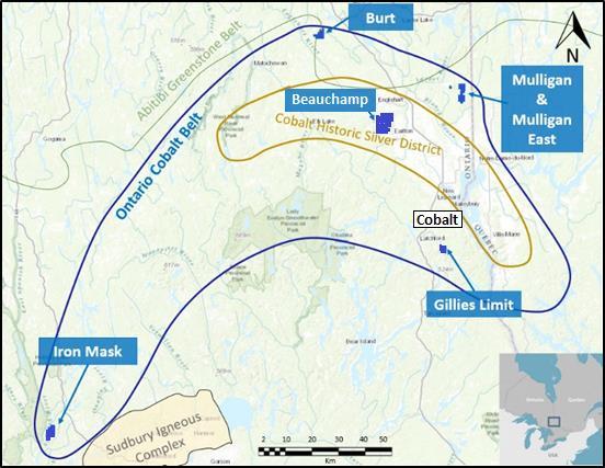 2 May 2018 METEORIC SECURES FURTHER HIGHLY PROSPECTIVE CANADIAN COBALT PROJECT Meteoric has secured the Beauchamp Cobalt Project 40km north of the Cobalt Camp, Ontario Beauchamp comprises 33.