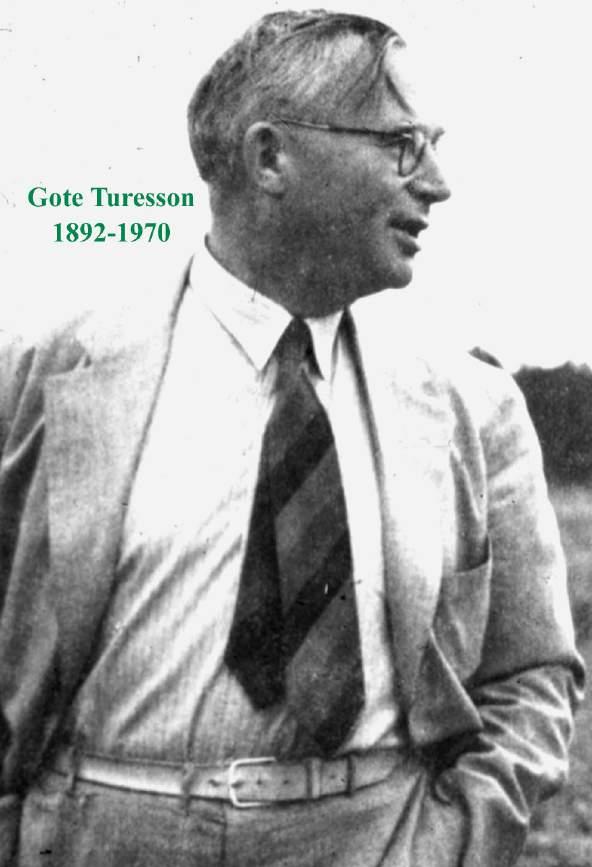 Morphological, physiological, or genetic variation within a species is often geographically based a pioneer in understanding this geographical variation was Swedish botanist Göte Turesson he was