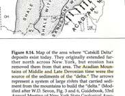 This huge delta complex of the middle/late Devonian Period is composed of