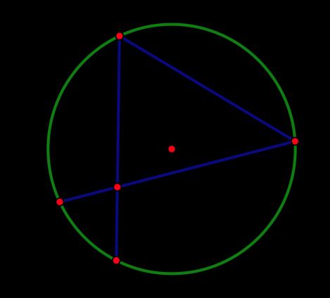 Solutions to Category 2 Meet #4, February 2013 1. 16 feet 2. 105 degrees 1. The circumference of an entire circle is the 3. 25.1 sq. cm. diameter times π, so half that amount is the radius times π.