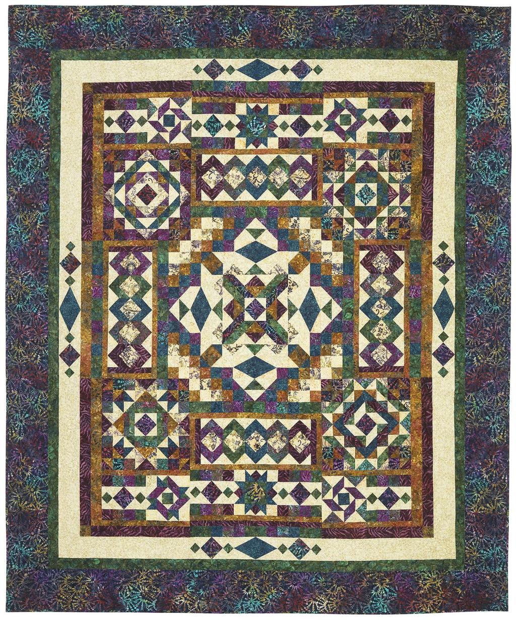 Check out the new BOM starting in October of this year! Gemstone By Wing and a prayer All batik fabric by Timeless Treasures This will be a 12 month block of the month! Registration: $10.