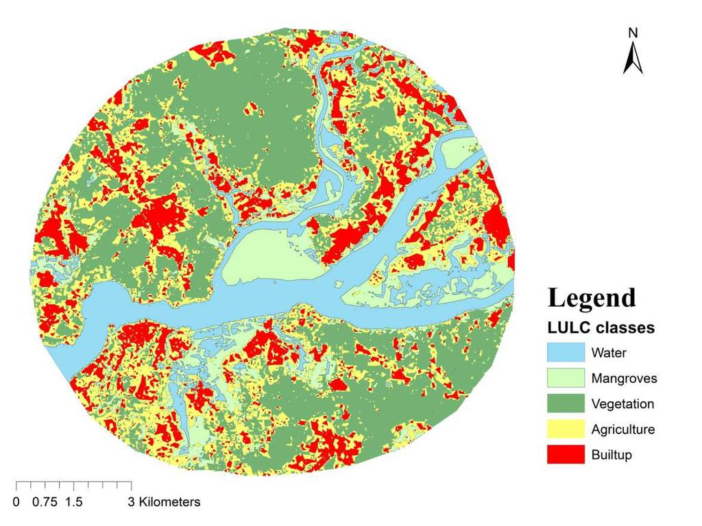 Fig5. Land Use and Land Cover map for year 1995 Fig6.