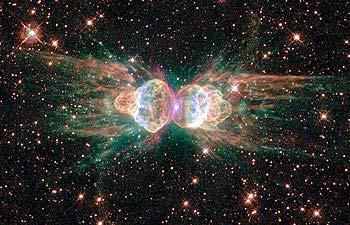 Then we have the Ant s Nebula so called because