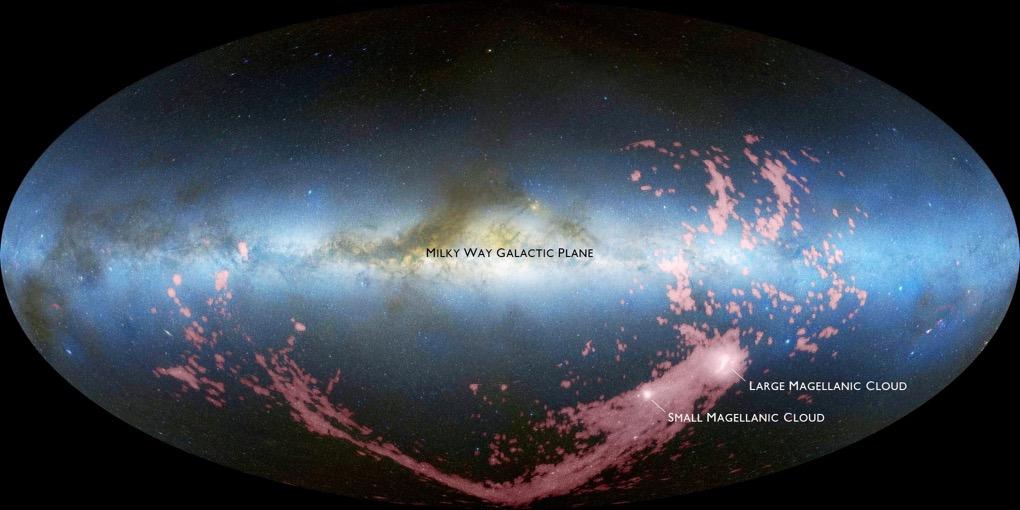 The Magellanic System on the Sky HI