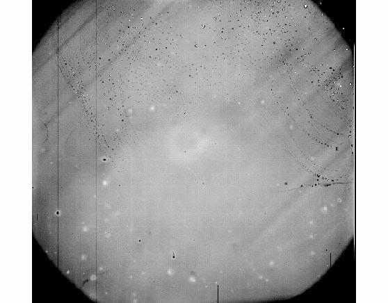 52 Figure 3.4: A sample Perkins Telescope Navy CCD flat field, taken through the V filter on UT 1998 Nov 22. The image is scaled from 4051 to 7048 ADUs.