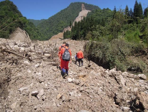 The elevation of debris flow ranges from 935m to 2060m.
