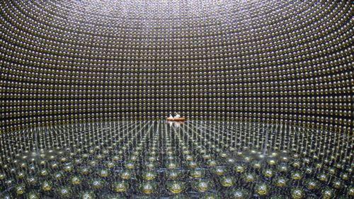 Neutrinos Almost massless particles Very hard to stop but a very small fraction can be detected