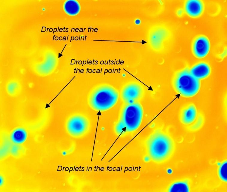Ł. J. Kapusta, P. Jaworski, A. Teodorczyk, J. Kowalski The shadowgraphy technique allows observing individual droplets as well as liquid ligaments.