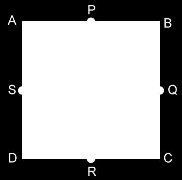 square ABCD of side 12 cm (Use = 3.14) 22.