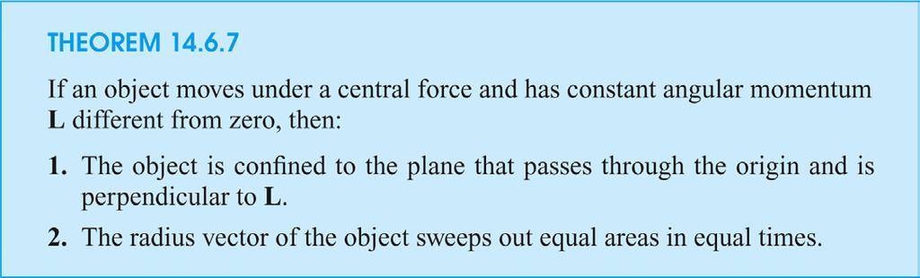 Vector Calculus In Mechanics A force F = F(t) is called a central force (radial force) if F(t) is always parallel to r(t). (Gravitational force, for example, is a central force.