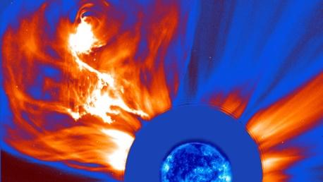 European Space Agency (ESA) A fiery solar explosion: ESA Gallery About the ESA: The ESA has created a