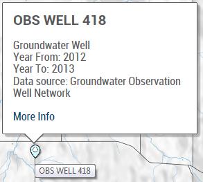 7. WATER QUANTITY (GROUNDWATER) The More Info link will redirect to the British Columbia Groundwater Observation Well
